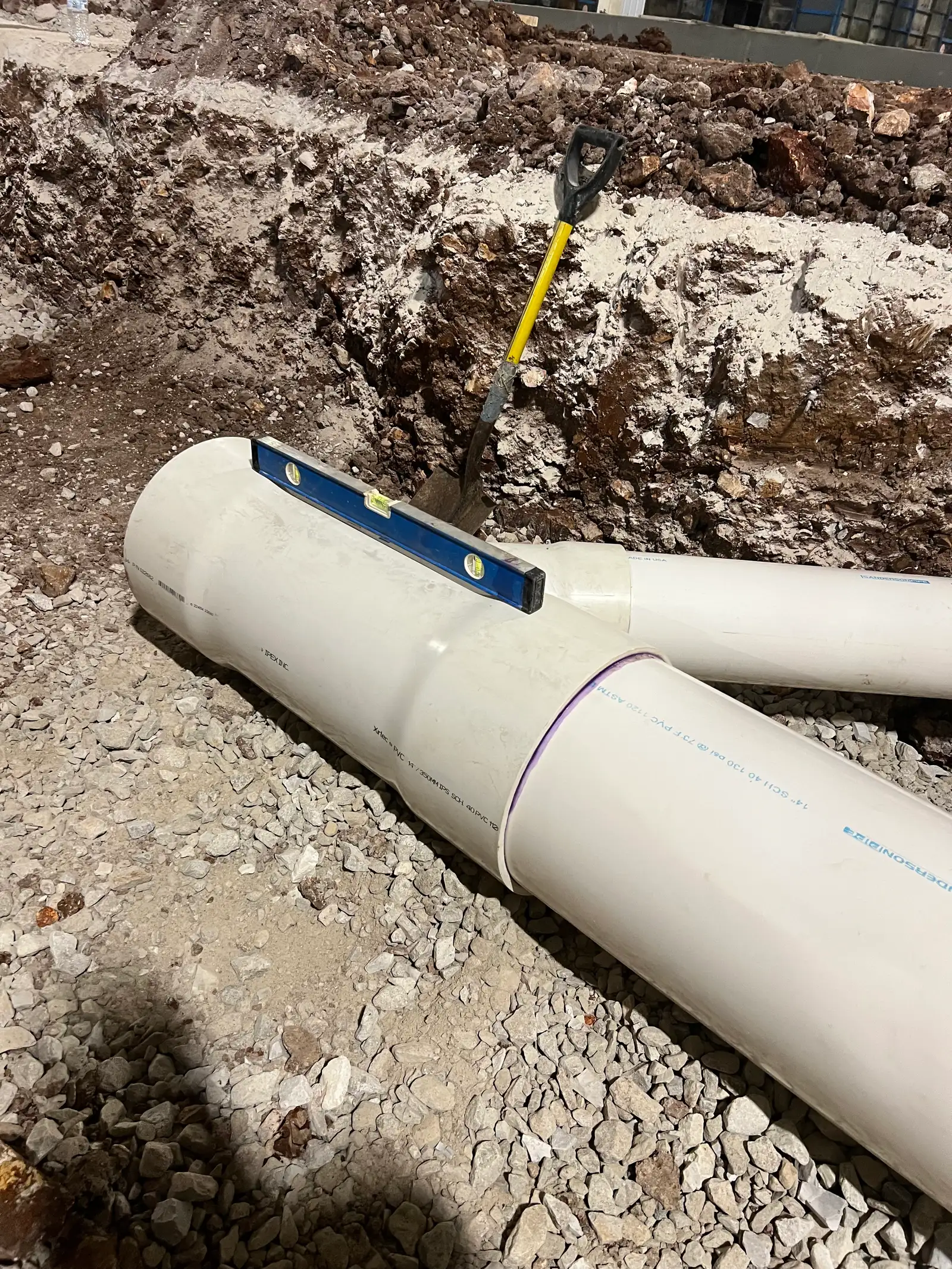 Concrete curb and gutter installation at a Kansas City commercial property